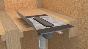 Hansgrohe uBox universal, základné teleso pre lineárne sprchové žľaby pre zvislú inštaláciu, HAN-01002180