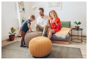 Tmavosivý puf na sedenie Bonami Essentials Jagger