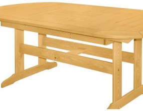 Doppler DOVER - záhradný drevený rozkladací stôl zo severskej borovice 160/210 x 90 x 74 cm