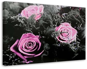 Gario Obraz na plátne Ružové ruže v tajnej záhrade Rozmery: 60 x 40 cm