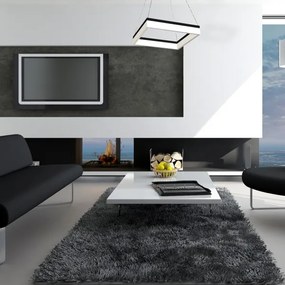 LED Luster na lanku NERO 1xLED/32W/230V