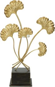 Svietnik Iris 44 cm zlatá/čierna