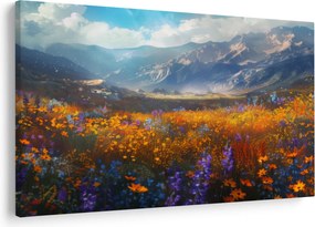 Obraz - Maľovaná horská krajina II. (90x60 cm)