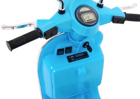RAMIZ Elektrický skúter pre deti Vespa PA.PX150 - modrý