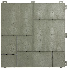Multy Home Gumová dlaždica STONE MOSAIC 30 x 30 cm, zelená