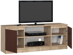 TV stolík Dariel  (dub sonoma + wenge). Vlastná spoľahlivá doprava až k Vám domov. 1069395