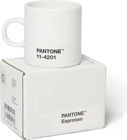 Biely keramický hrnček na espresso 120 ml Cloud Dancer - Pantone