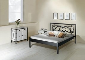 IRON-ART GRANADA kanape - dizajnová kovová posteľ 160 x 200 cm, kov