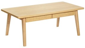 Konferenčný stolík v dekore duba v prírodnej farbe 60x120 cm Nice – Woodman