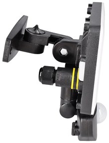 SOLIGHT LED reflektor Quick so sensorom, 10W, 850lm, 4000K, IP65, čierny