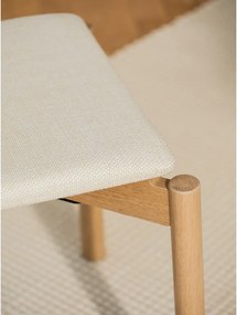 Stohovateľná jedálenská stolička v dekore duba v prírodnej farbe Wem – noo.ma