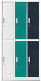 Skriňa Igor kovová šedý/viacfarebný