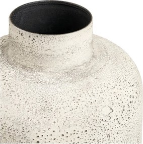 Krémovobiela kovová vysoká váza (výška 78,5 cm) Hou – House Nordic