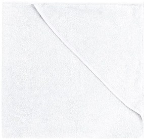 Detská froté osuška s kapucňou 80x80cm 330g biela