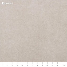 Béžová čalúnená dvojlôžková posteľ s roštom 180x200 cm Tulsa – Ropez