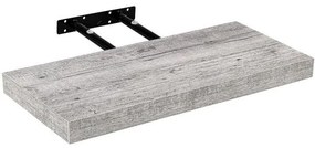 STILISTA nástenná polica Volato, 90 cm, biele drevo