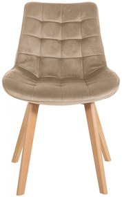 Stolička Brook - zamat - Hnedá
