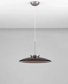 LED stmievateľný nikel-hnedý moderný luster Esti