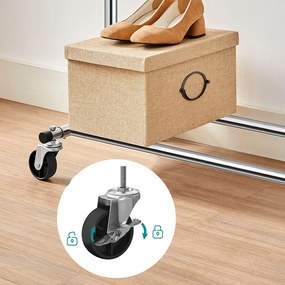 Pojazdný vešiak na oblečenie