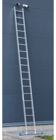 Hliníkový jednodielny rebrík ALVE EUROSTYL, 1x18 priečok, dĺžka 5,12 m