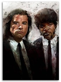 Gario Obraz na plátne Pulp Fiction, Vincent a Jules - Dmitry Belov Rozmery: 40 x 60 cm