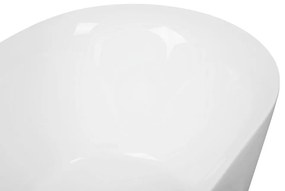 Voľne stojaca vaňa 160 x 75 cm biela CARRERA Beliani