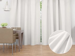 Biante Zamatový záves Velvet Prémium SVP-024 Krémovo biely 135x220 cm