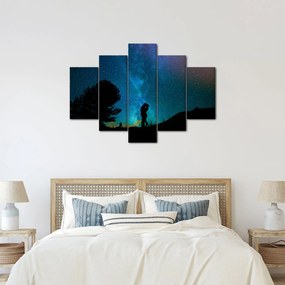 Obraz - Stretnutie pod hviezdami (150x105 cm)