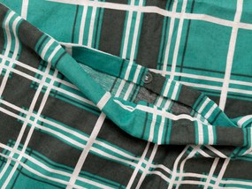 Flanelové obliečky KOSTKA zelené Rozmer obliečky: 2 ks 70 x 90 cm | 200 x 220 cm