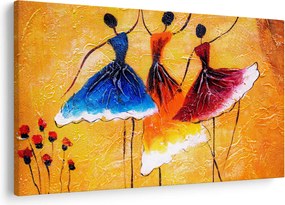 Obraz - Olejomaľba, baletky (90x60 cm)