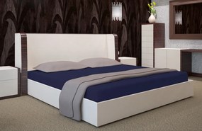 Dekorstudio Prestieradlo Jersey s gumičkou granátové PRZJ41 Rozmer plachty: 140x200cm