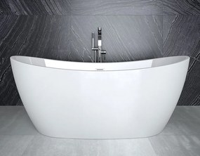 Besco Akrylátová voľne stojaca vaňa Ayla 170x80 BESCO-Typ výpuste: Click-Clack s prepadom, grafit, BESCO-Rozmery: 170x80, BESCO-Farba: Biela