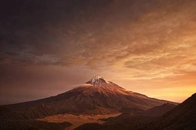 Fotografia Sunset over mountain, (40 x 26.7 cm)