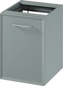 Cersanit S1022-010-Závesná kúpeľňová skrinka s košom na bielizeň MILLE 40x45 cm mintová