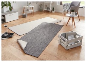 Sivý vonkajší koberec NORTHRUGS Miami, 80 x 250 cm