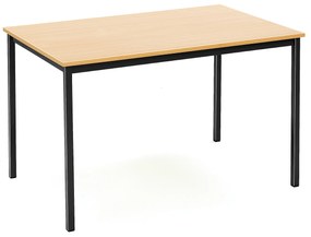 Jedálenský stôl JAMIE, s 22 mm hrubou laminovanou doskou, 1200 x 800 mm,