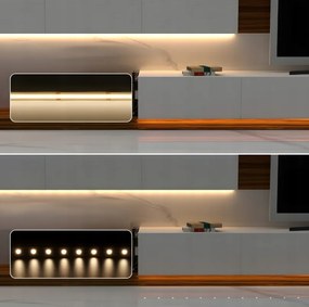 Sada neónových COB LED pásikov 12V 5m 4000K 60W - zdroj + diaľkový ovládač