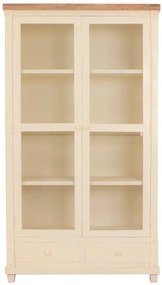 furniture-nabytek.cz - Vitrína masív z dreva manga 100x180x45