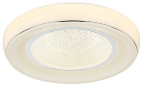 GLOBO Stropné LED prisadené osvetlenie MICKEY, 24W, teplá biela-studená biela, 49cm, okrúhle