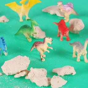 KIK Stonka Archeologická sada Dinosaurie vajce s 12 figúrkami