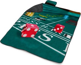 Sablio Plážová deka Kocky: 200x140 cm