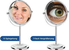 Kozmetické zväčšovacie zrkadlo (7x) ø 15 cm – Maximex