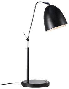 NORDLUX Moderná stolová lampa do kancelárie ALEXANDER, 1xE27, 15W, čierna