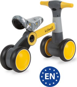 Mini balančný bicykel PETITO Dino 2v1 – ľahké vozítko pre deti od 1 roka, Kidwell