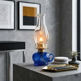 Brilagi - petrolejová lampa MERLIN modrá