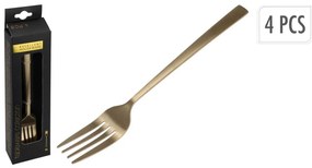 Vidlička na torty Gold sada 4ks