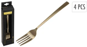 Vidlička na torty Gold sada 4ks