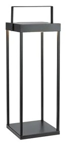 Čierny vonkajší solárny LED lampáš na USB (výška 53 cm) Pure – Markslöjd