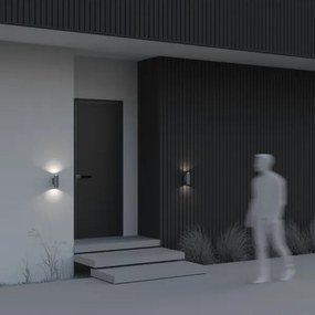 Maytoni O574WL-02GR -Vonkajšie nástenné svietidlo BOWERY 2xGU10/50W/230V IP54 antr