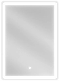 Mexen Navia, LED kúpeľňové zrkadlo s podsvietením 50 x 70 cm, 6000K, ochrana proti zahmlievaniu, 9803-050-070-611-00